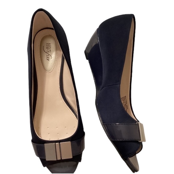 Alfani Step‎ n Flex blue wedge shoes size 6M - Picture 1 of 7
